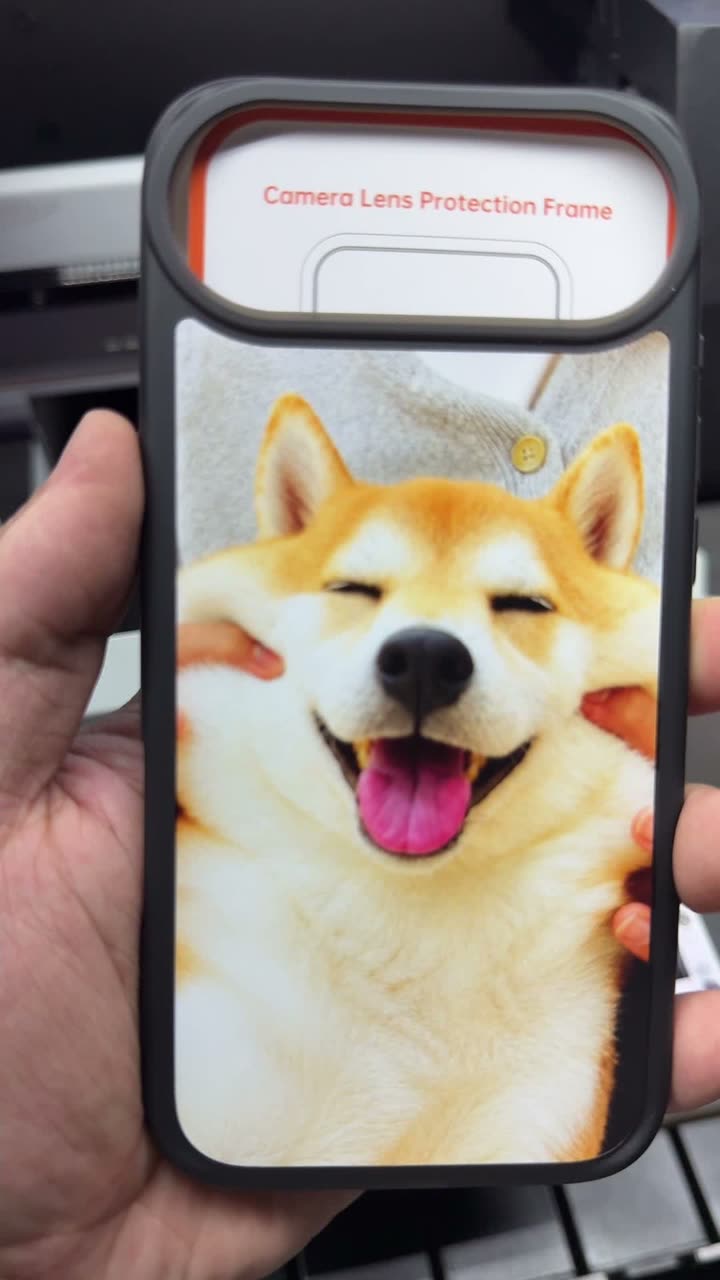 柴犬照片做成的手機殼